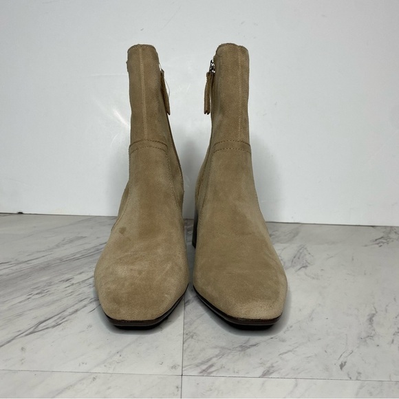 New! Blondo Salome Tan Suede Bootie 8 1/2 - Picture 2 of 15